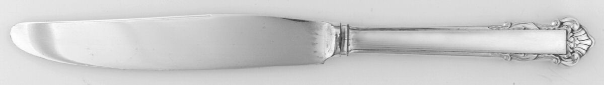 English Shell (Sterling, 1937) New French Hollow Knife by Lunt Silver-1