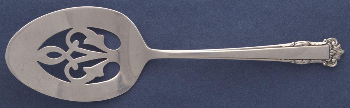 English Shell (Sterling, 1937) Large Cucumber Server by Lunt Silver-1