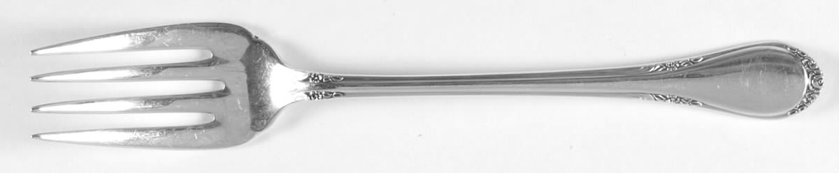 Evening Rose (Sterling, 1952) Individual Salad Fork by Lunt Silver-1