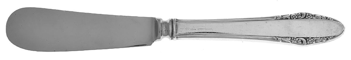 Festival (Sterling, 1936) Butter Spreader Hollow Hdl-Paddle/Stainless Blade by Lunt Silver-1