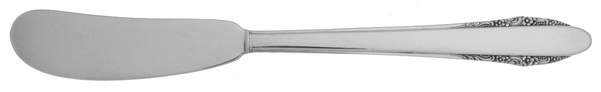 Festival (Sterling, 1936) Flat Handle Butter Spreader by Lunt Silver-1