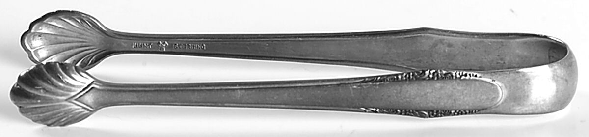 Festival (Sterling, 1936) Small Sugar Tongs by Lunt Silver-1