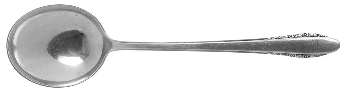 Festival (Sterling, 1936) Round Bowl Soup Spoon (Cream Soup) by Lunt Silver-1