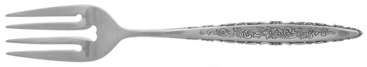 Floral Lace (Sterling, 1967) Individual Salad Fork by Lunt Silver-1
