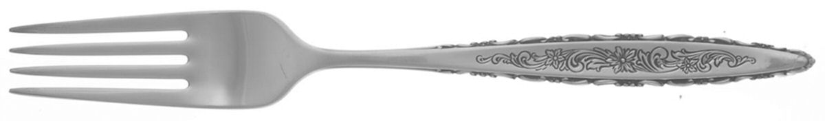 Floral Lace (Sterling, 1967) Fork by Lunt Silver-1