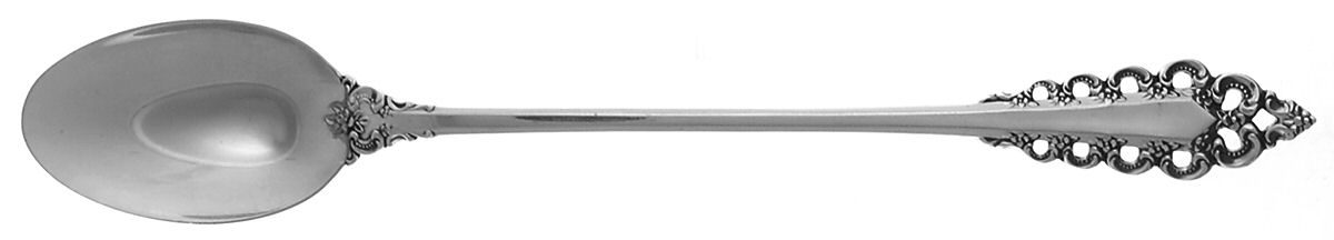 Florentine Scroll (Sterling, 1974) Iced Tea Spoon by Lunt Silver-1