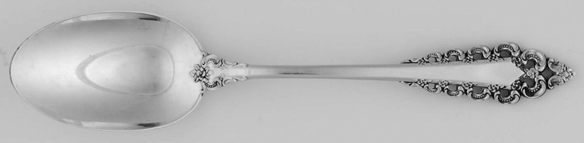 Florentine Scroll (Sterling, 1974) Dessert/Oval Soup Spoon by Lunt Silver-1
