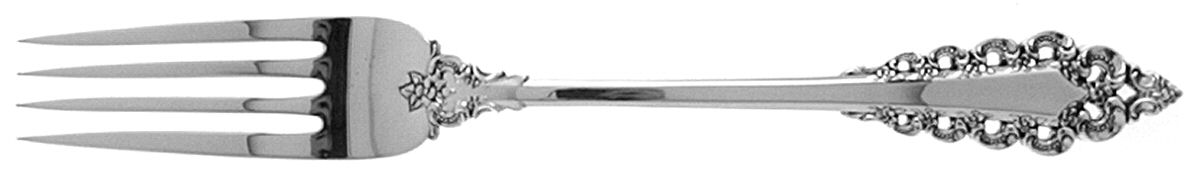 Florentine Scroll (Sterling, 1974) Fork by Lunt Silver-1