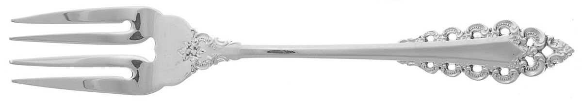 Florentine Scroll (Sterling, 1974) Individual Salad Fork by Lunt Silver-1