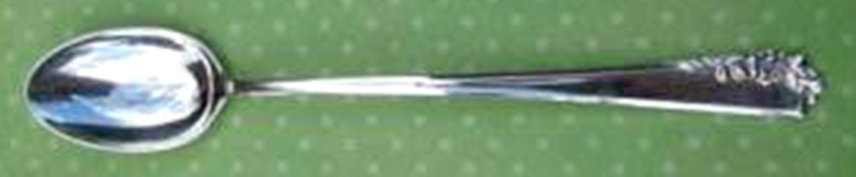 Garnet Rose (Sterling, 1960) Iced Tea Spoon by Lunt Silver-1