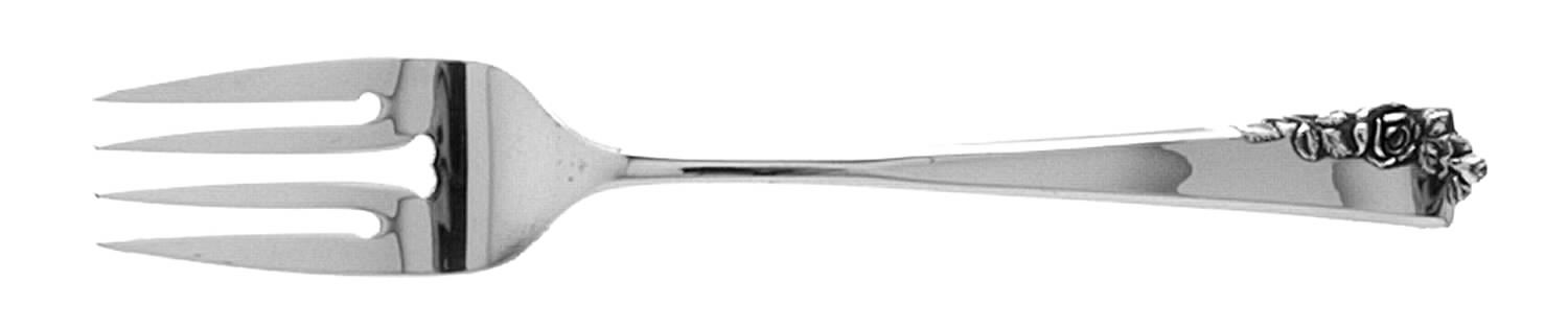 Garnet Rose (Sterling, 1960) Individual Salad Fork by Lunt Silver-1