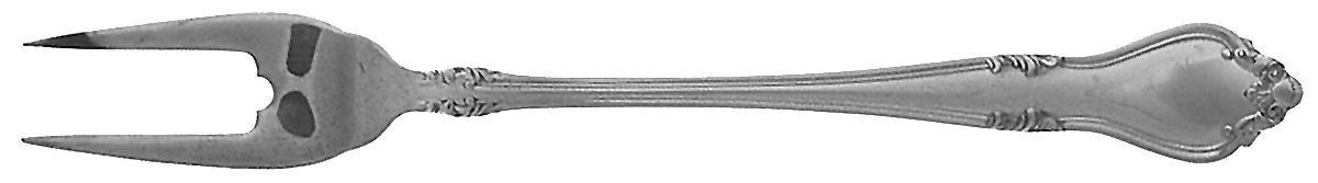 Georgian Manor (Sterling, 1958) Short Handle Pickle/Olive Fork by Lunt Silver-1