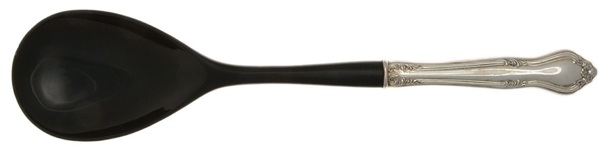 Georgian Manor (Sterling, 1958) Salad Serving Fork with Plastic Prongs by Lunt Silver-1