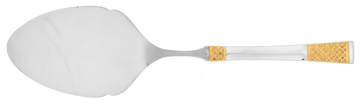 Golden Columbine (Sterling, 1973) Pastry Server with Stainless Blade by Lunt Silver-1