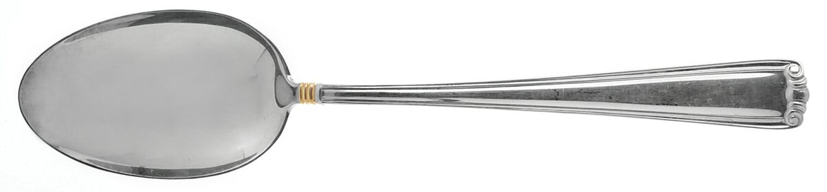 Golden Embassy Scroll (Sterling) Tablespoon (Serving Spoon) by Lunt Silver-1