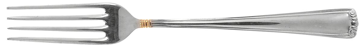 Golden Embassy Scroll (Sterling) Fork by Lunt Silver-1