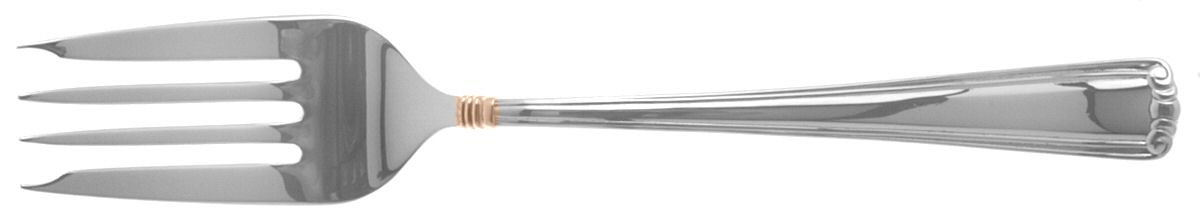 Golden Embassy Scroll (Sterling) Individual Salad Fork by Lunt Silver-1