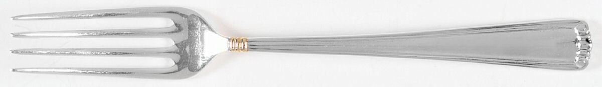 Golden Embassy Scroll (Sterling) Fork by Lunt Silver-1