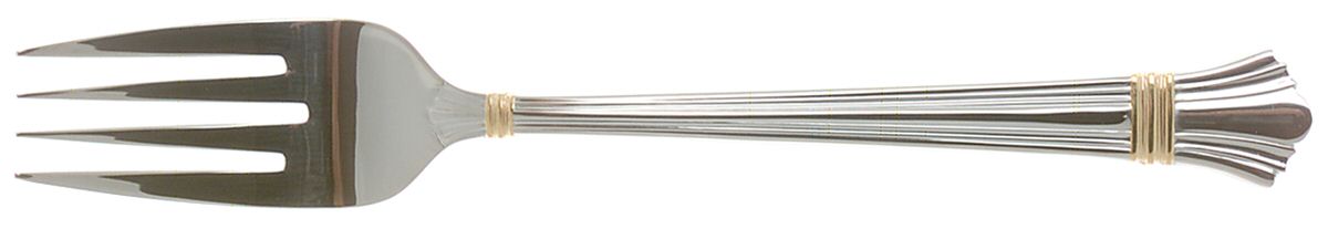 Golden Legacy (Stainless, Gold Accent) Individual Salad Fork by Lunt Silver-1