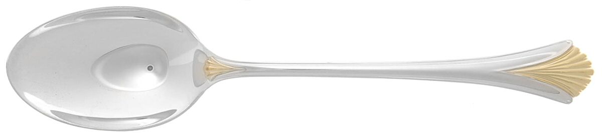 Golden Regency Shell (Sterling, 1989) Teaspoon by Lunt Silver-1