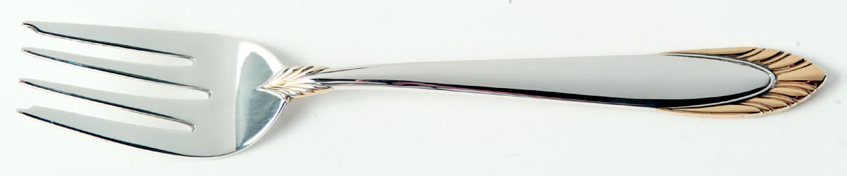 Golden Soleil (Sterling, 1995) Individual Salad Fork by Lunt Silver-1