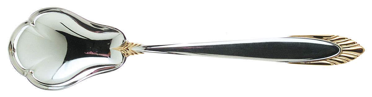 Golden Soleil (Sterling, 1995) Sugar Shell Spoon by Lunt Silver-1