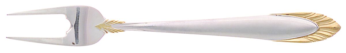 Golden Soleil (Sterling, 1995) Short Handle Pickle/Olive Fork by Lunt Silver-1