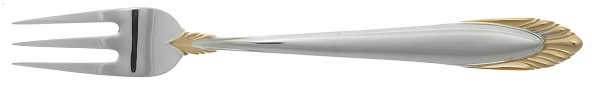 Golden Soleil (Sterling, 1995) Cocktail/Seafood Fork by Lunt Silver-1