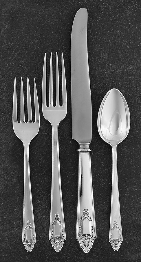 Granado (Sterling, 1929) 32  Piece Estate Set by Lunt Silver-1