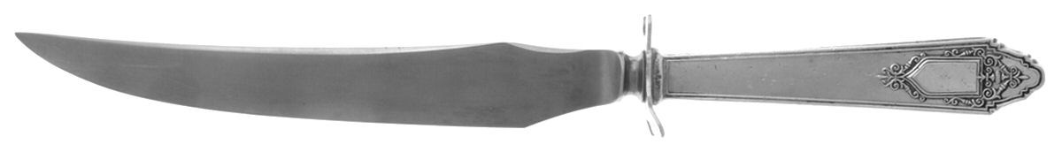 Granado (Sterling, 1929) Small Carving Knife W/Sterling Guard by Lunt Silver-1