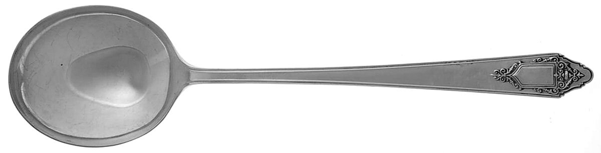 Granado (Sterling, 1929) Round Bowl Soup Spoon (Cream Soup) by Lunt Silver-1