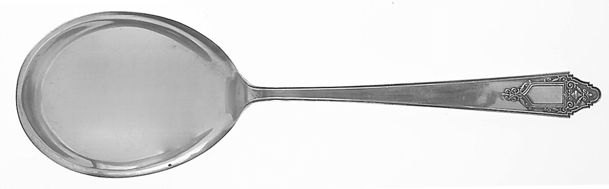 Granado (Sterling, 1929) Large Solid Berry/Casserole Spoon by Lunt Silver-1