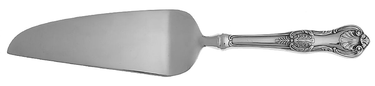 Hillsborough (Stainless, 1980) Pie and Cake Server with Stainless Blade HC by Lunt Silver-1