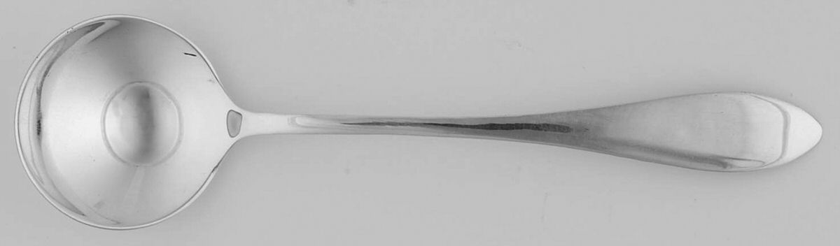 Jefferson (Sterling, 1883) Round Bowl Soup Spoon (Bouillon) by Lunt Silver-1