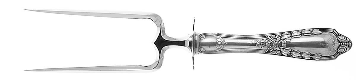 John Hancock (Sterling, 1911) Large Joint/Roast Holder Fork by Lunt Silver-1