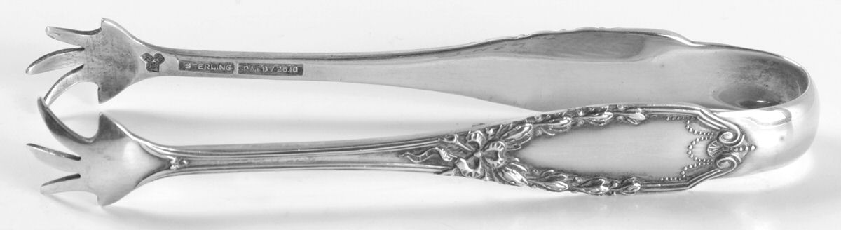 John Hancock (Sterling, 1911) Small Sugar Tongs by Lunt Silver-1