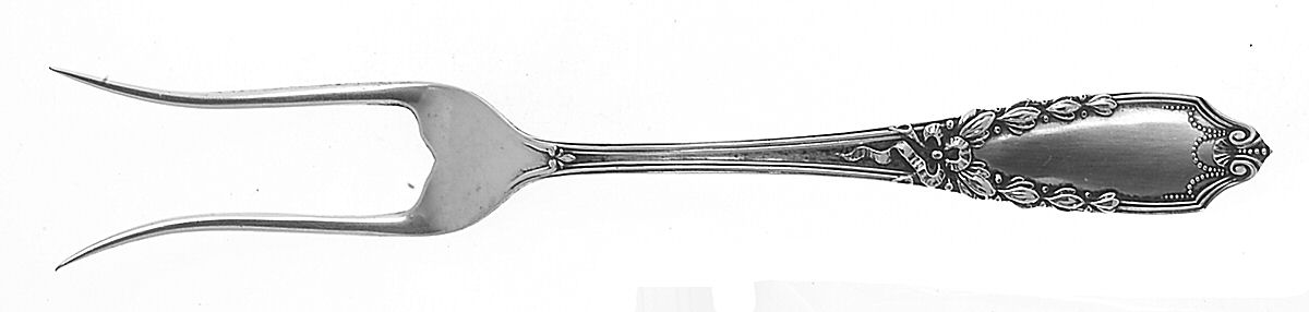 John Hancock (Sterling, 1911) Sandwich Fork by Lunt Silver-1
