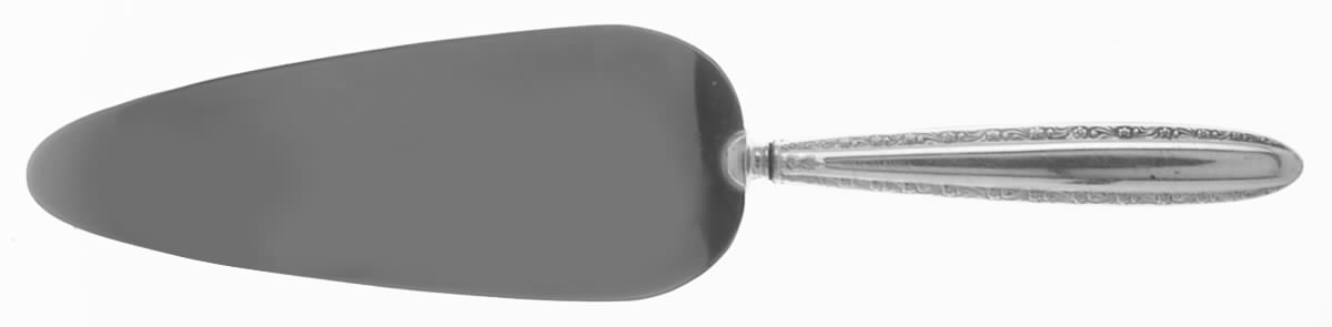 Lace Point (Sterling, 1965) Pie Server with Stainless Blade by Lunt Silver-1