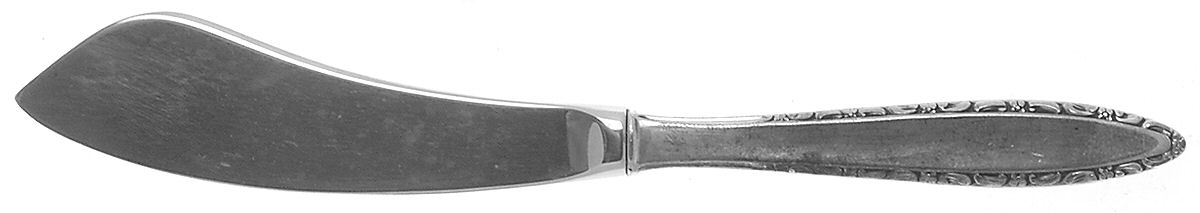 Lace Point (Sterling, 1965) Hollow Handle Master Butter Knife by Lunt Silver-1