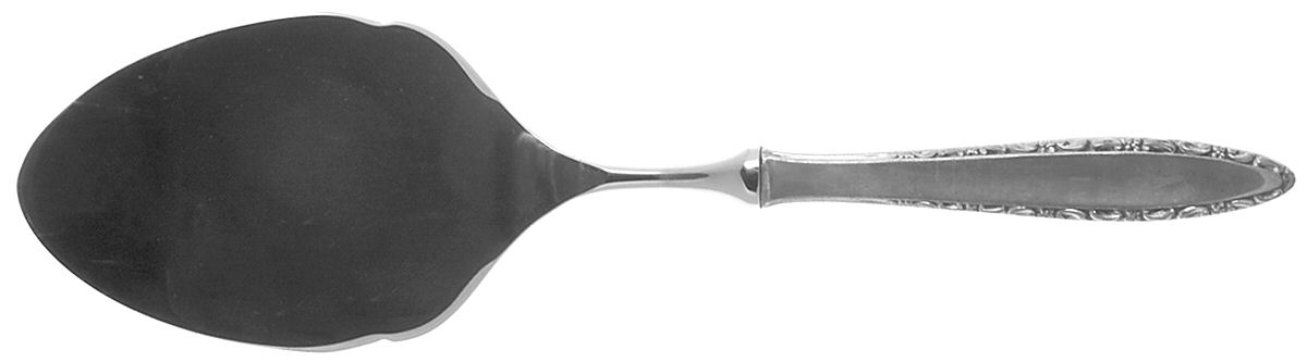 Lace Point (Sterling, 1965) Pastry Server with Stainless Blade by Lunt Silver-1