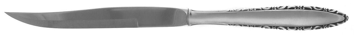 Lace Point (Sterling, 1965) Individual Steak Knife w/Bevel Blade by Lunt Silver-1