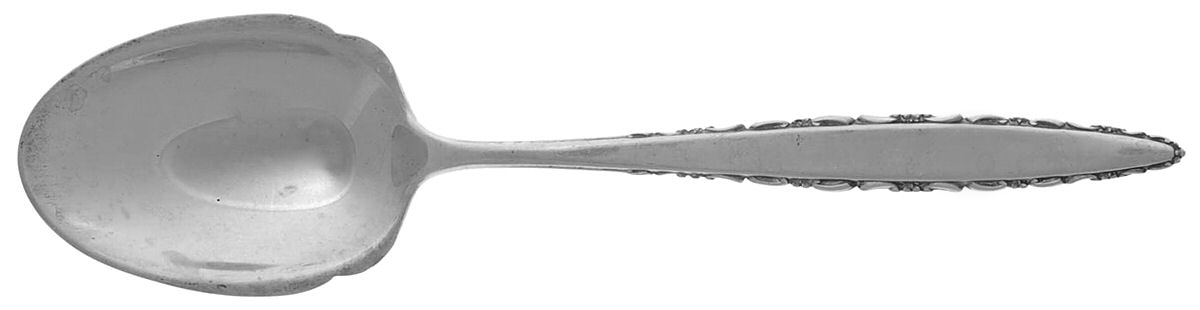 Lace Point (Sterling, 1965) Sugar Spoon by Lunt Silver-1