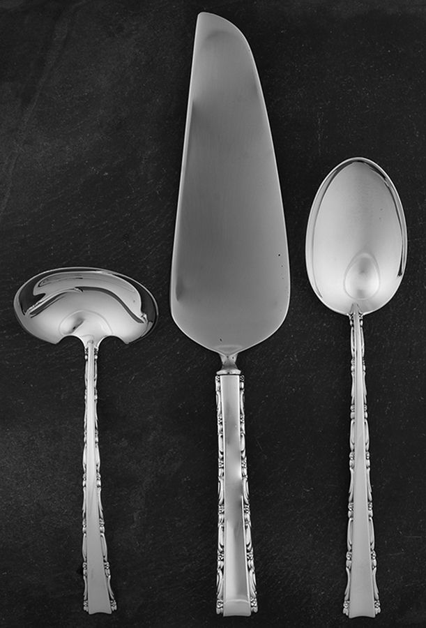 Madrigal (Sterling, 1962) 3 Piece Completer Set by Lunt Silver-1