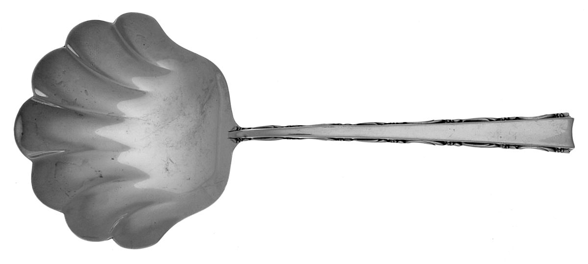 Madrigal (Sterling, 1962) Solid Bon Bon Spoon by Lunt Silver-1