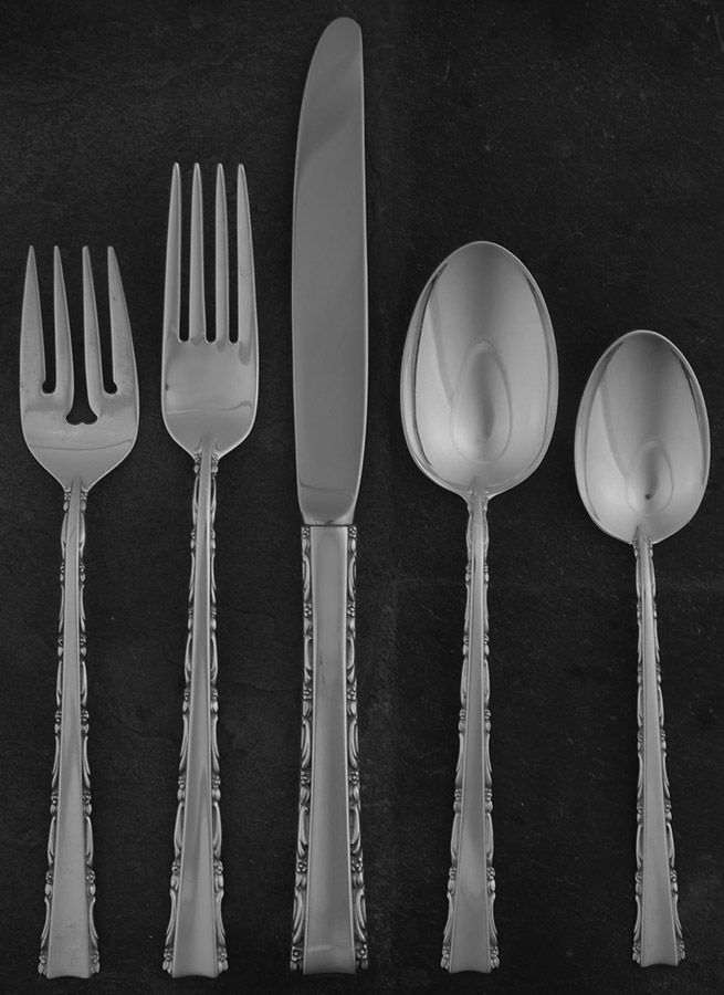 Madrigal (Sterling, 1962) 40 Piece Set by Lunt Silver-1