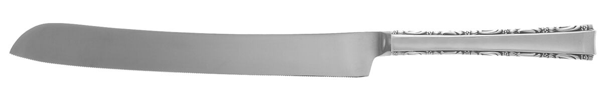 Madrigal (Sterling, 1962) Wedding Cake Knife with Stainless Blade HC by Lunt Silver-1