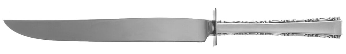 Madrigal (Sterling, 1962) Carving Knife Small with Stainless Blade HC by Lunt Silver-1