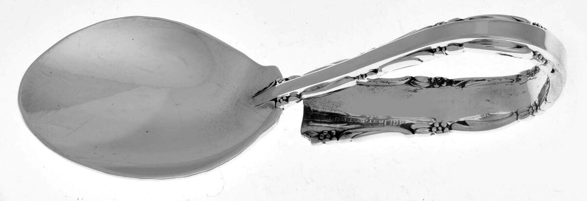 Madrigal (Sterling, 1962) Baby Spoon with Curved Handle HC by Lunt Silver-1