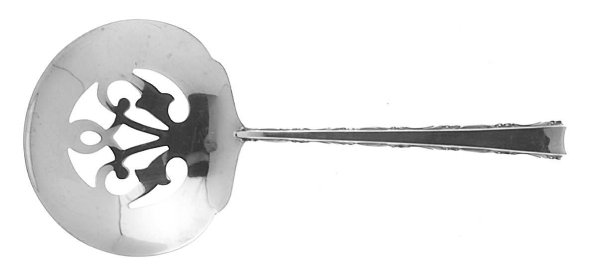 Madrigal (Sterling, 1962) Solid Bon Bon Spoon with Pierced Bowl by Lunt Silver-1