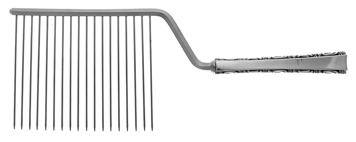 Madrigal (Sterling, 1962) Cake Breaker with Silverplate Prongs by Lunt Silver-1